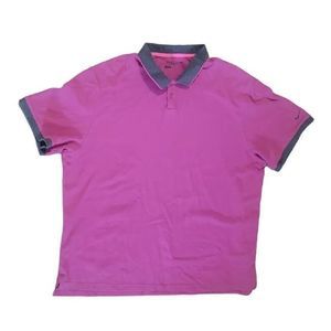 Nike Mens Polo Size XXL Golf Tour Performance Dry Tipped DRI-FIT Purple